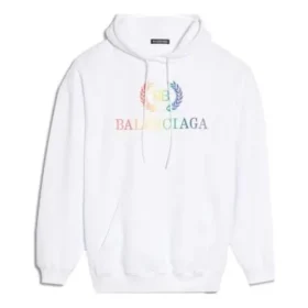 Sweats à capuche avec logo arc-en-ciel, blanc 570798TEV509044