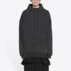 Sweats à capuche avec logo brodé « Noir » 578135TLVB81146