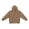 Sweats à capuche avec logo dans le dos, coupe classique « Brown » 600583TMVF57761