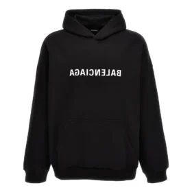 Sweats à capuche avec logo inversé « Noir » 674986TNVR31070