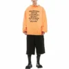 Sweats à capuche avec logo « Orange Black » 641679TJVI67513