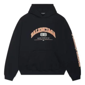 Sweats à capuche Balenciaga coupe ample « Black » 674986TLVJ21074