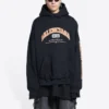 Sweats à capuche Balenciaga coupe ample « Black » 674986TLVJ21074
