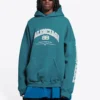 Sweats à capuche Balenciaga coupe ample « Indigo » 674986TLVJ24480