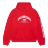 Sweats à capuche Balenciaga coupe ample « Rouge » 674986TLVJ26441