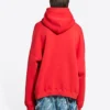 Sweats à capuche Balenciaga coupe ample « Rouge » 674986TLVJ26441