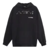 Sweats à capuche Balenciaga dessiné à la main, coupe moyenne « Noir » 600583TOVO61070