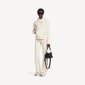 Sweats à capuche Balenciaga pour femme, coupe moyenne, couleur crème