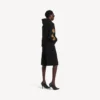 Sweats à capuche Balenciaga Sacra Cœur coupe moyenne pour femme, noir