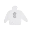 Sweats à capuche Balenciaga x FORTNITE, coupe moyenne « Blanc » 600583TLVO49040