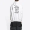 Sweats à capuche Balenciaga x FORTNITE, coupe moyenne « Blanc » 600583TLVO49040