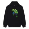 Sweats à capuche Balenciaga x Marvel Hulk, coupe moyenne « Noir » 600583TLV581000