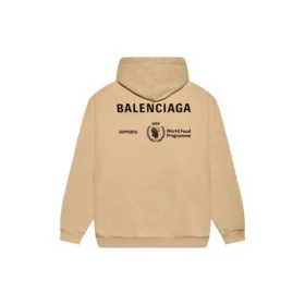 Sweats à capuche Balenciaga x Programme alimentaire mondial, coupe moyenne, « Beige » 600583TJVK49605