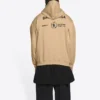 Sweats à capuche Balenciaga x Programme alimentaire mondial, coupe moyenne, « Beige » 600583TJVK49605