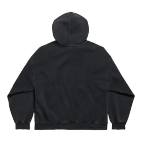 Sweats à capuche Balenciaga x Puma, coupe moyenne « Black Faded » 767877TTVA41041
