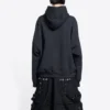 Sweats à capuche Balenciaga x THE SIMPSONS en coton, coupe ample « Noir » 675003TLVG81000