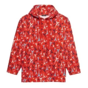Sweats à capuche BB « All Over Interlocked » « Rouge » 594576THV676400