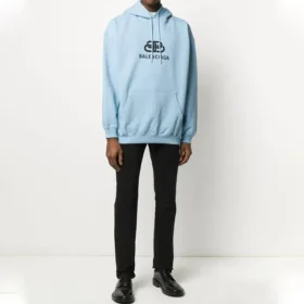 Balenciaga Hommes Automne-Hiver 2019 Imprimé Bleu clair 570811THV78