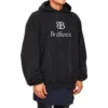 Sweats à capuche BB Be Different « Black White » 720406TNVB41070