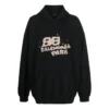 Sweats à capuche « Black » coupe large avec BB Icon dessinée à la main 620973TNVQ11059