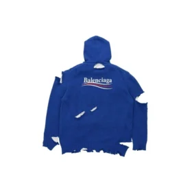 Sweats à capuche « Blue » de la collection Political Campaign Destroyed 662718T32124691