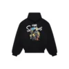Sweats à capuche bomber rembourré Balenciaga x Les Simpson « Noir » 657115TLVG71000