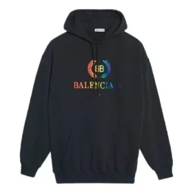 Sweats à capuche brodés noirs 570798TEV501000