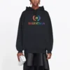 Sweats à capuche brodés noirs 570798TEV501000