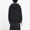 Sweats à capuche brodés noirs 570798TEV501000