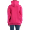 Sweats à capuche classiques minimalistes unis avec logo, rose 570798THV775630