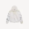 Sweats à capuche classiques pour homme, blanc, avec fermeture éclair