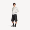 Sweats à capuche classiques pour homme, blanc, avec fermeture éclair