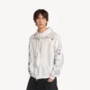 Sweats à capuche classiques pour homme, blanc, avec fermeture éclair