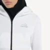 Sweats à capuche cocoon Techwear pour femme, blanc Sweats à capuche cocoon Techwear pour femme, blanc