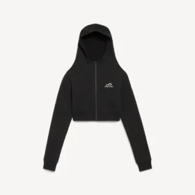 Sweats à capuche cocoon Techwear pour femme, noir