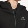 Sweats à capuche cocoon Techwear pour femme, noir Sweats à capuche cocoon Techwear pour femme, noir