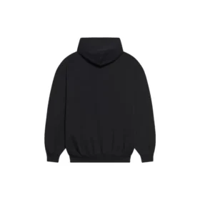 Sweats à capuche à cordon de serrage en polaire Bb Pixel, manches longues, noir 578135TKVI81070