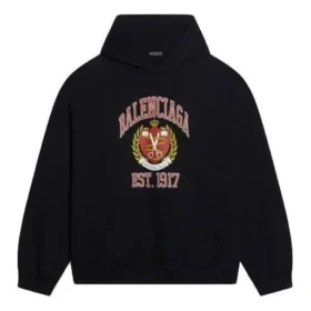 Sweats à capuche à coupe ample avec logo « College » Est. 1917 « Noir » 674986TLV901076
