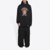 Sweats à capuche à coupe ample avec logo « College » Est. 1917 « Noir » 674986TLV901076