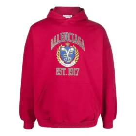 Sweats à capuche à coupe ample avec logo universitaire « Red », fondé en 1917, 675003TLV906163