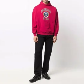 Sweats à capuche à coupe ample avec logo universitaire « Red », fondé en 1917, 675003TLV906163