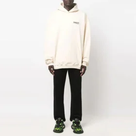 Sweats à capuche coupe ample « Political Campaign » « White » 620973TKVI98962