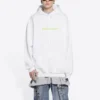 Sweats à capuche coupe moyenne avec logo « Copyright » imprimé « White » 578135TIV559152