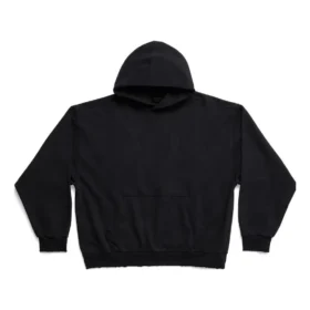 Sweats à capuche coupe moyenne « Black Faded » 742603TOVF39034
