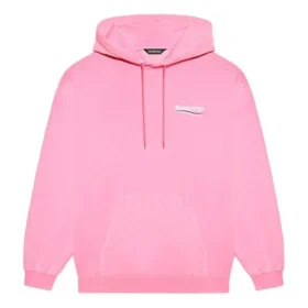 Sweats à capuche coupe moyenne « Political Campaign » « Rose » 600583TJVD45713