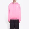 Sweats à capuche coupe moyenne « Political Campaign » « Rose » 600583TJVD45713
