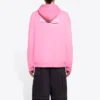 Sweats à capuche coupe moyenne « Political Campaign » « Rose » 600583TJVD45713