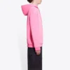 Sweats à capuche coupe moyenne « Political Campaign » « Rose » 600583TJVD45713