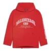 Sweats à capuche courts Maison Balenciaga « Cardi Red » 670946-TLVJ3-6441