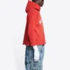 Sweats à capuche courts Maison Balenciaga « Cardi Red » 670946-TLVJ3-6441